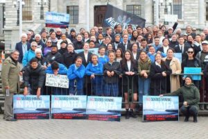 Seabed mining at Parliament steps