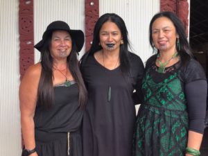 Debbie PAcker With Heather Te Au-Skipworth and Corinne Te Au-Watson